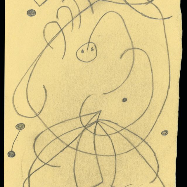 Joan Miró — Женщина, изюминка, созвездия