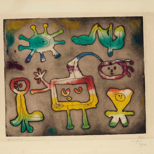 Joan Miró — Одна тарелка из серии I