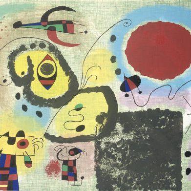 Joan Miró — Литография к столетию Королевской семьи Мурло (М. 190)