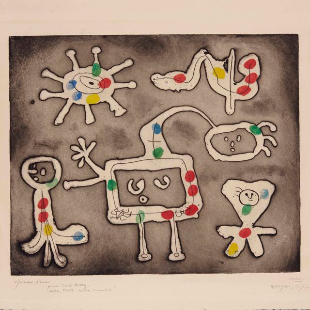 Joan Miró — Одна тарелка из серии I