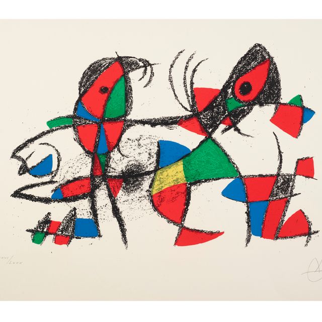 Joan Miró — Литографии Жоана Миро II : четыре пластины