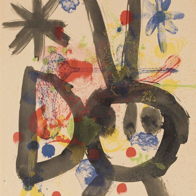 Joan Miró — Композиция (Парлер сеул)