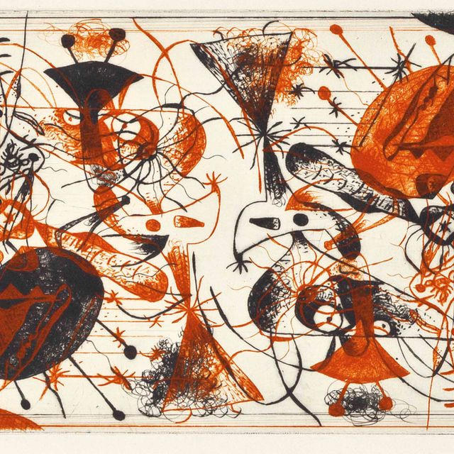 Joan Miró — Черный цвет и румяна : одна тарелка