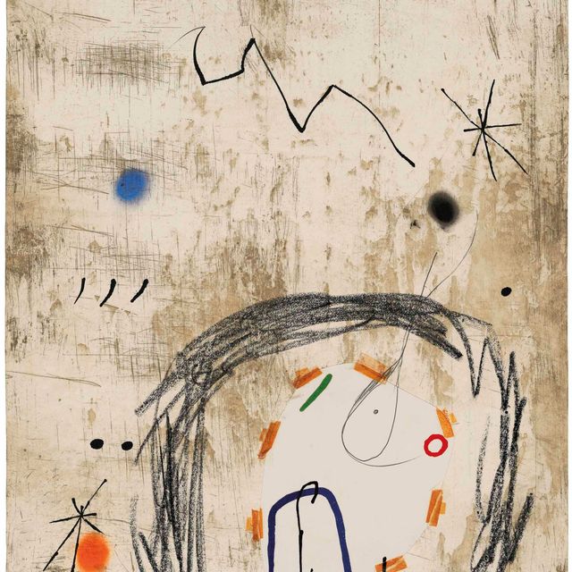 Joan Miró — Макет для: Personage i Estels VI