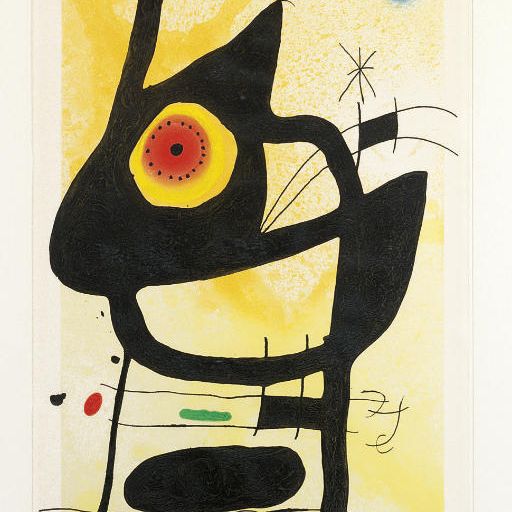 Joan Miró — "Женщина в соболях" (D. 500)
