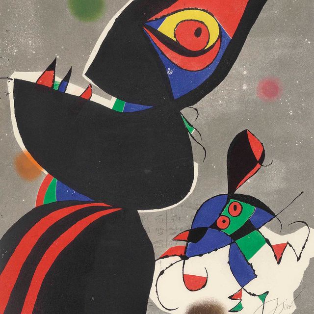 Joan Miró — Гауди XVII