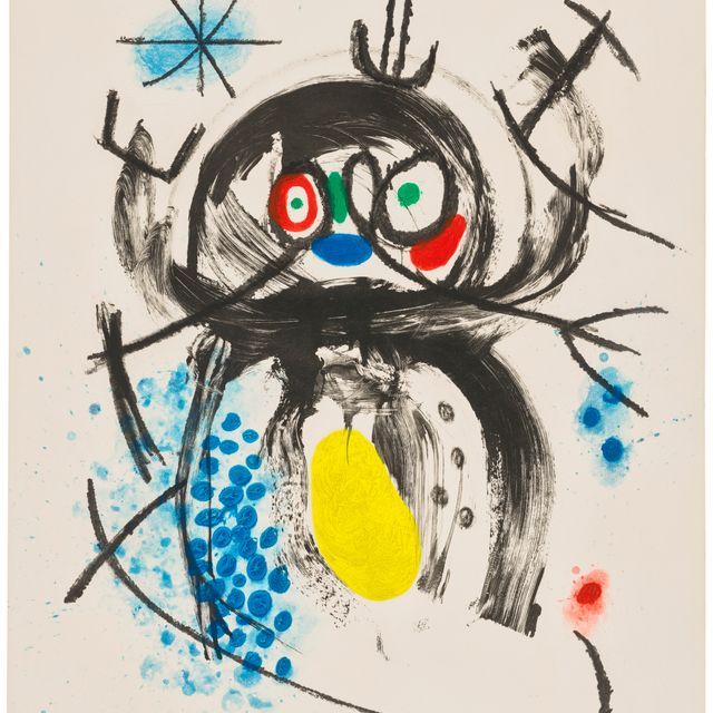 Joan Miró — Автомобилист с усами