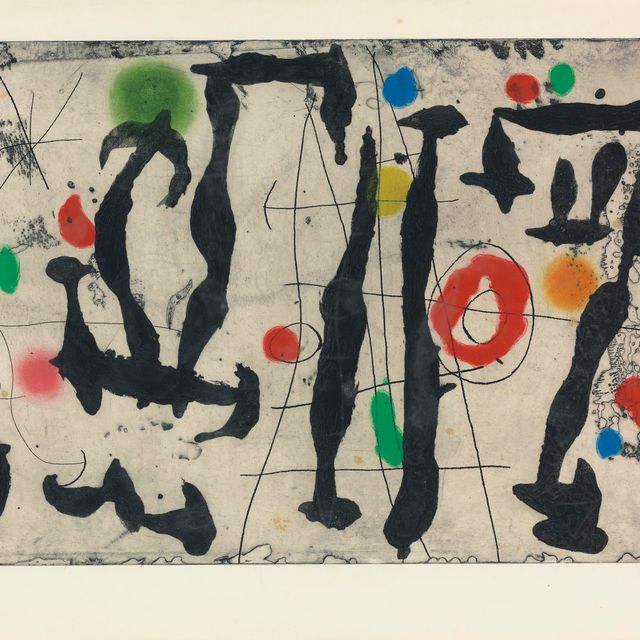 Joan Miró — Трасса над ла-Пароем IV
