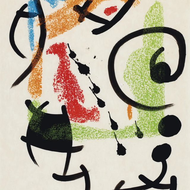 Joan Miró — Сокровища земли : одна пластина (M. 581; см. C. Books 123)