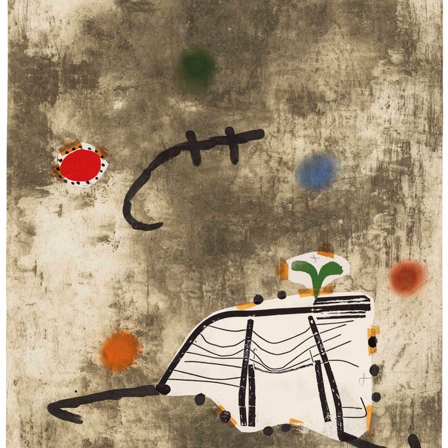 Joan Miró — Макет для: Personage i Estels II
