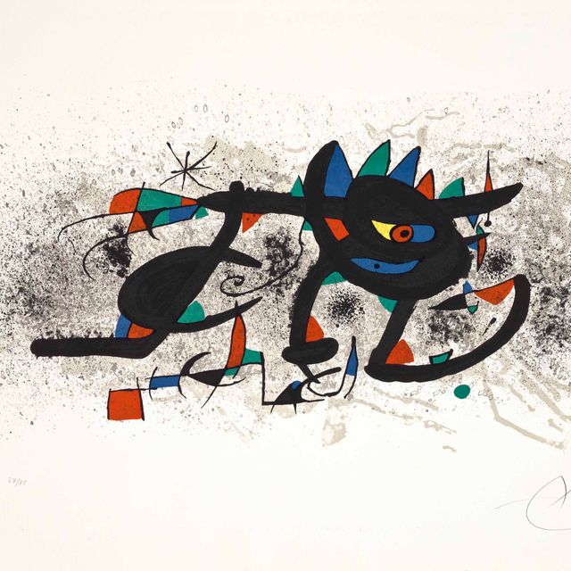 Joan Miró — Гравюры для выставки "Юн", Пьер Матисс, Нью-Йорк, 1973
