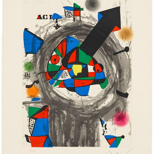 Joan Miró — Персонаж в стиле черной пантеры