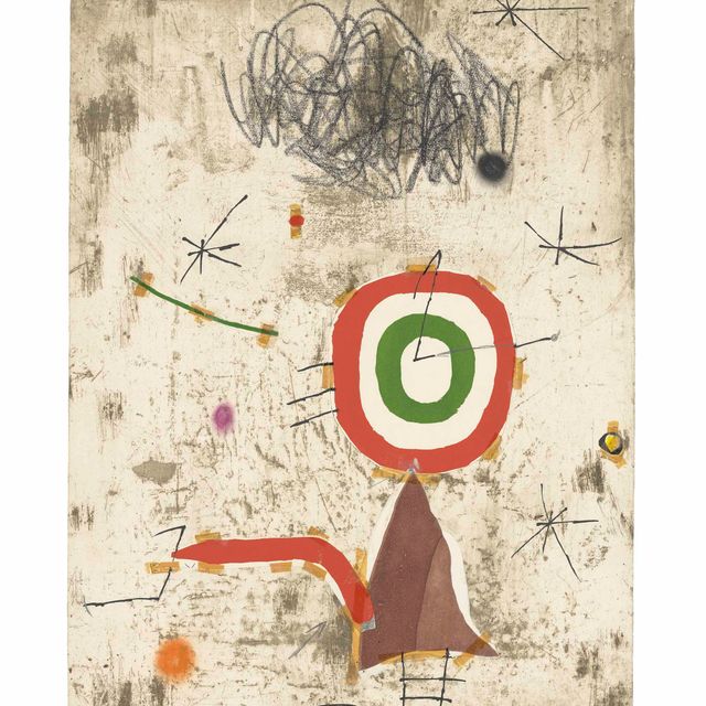 Joan Miró — Макет для: Personage I Estels VII