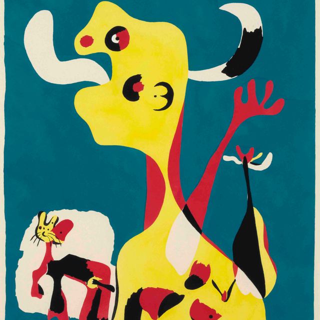 Joan Miró — Женщина и мужчина, рожденный в лунном свете (Дюпен, 18 лет)
