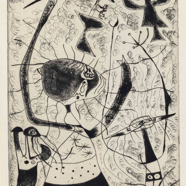 Joan Miró — Трое друзей