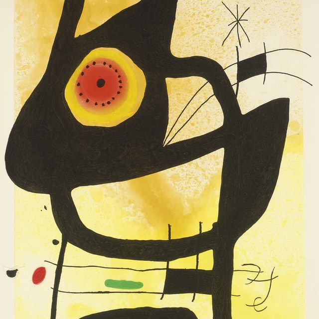 Joan Miró — "Женщина в соболях" (D. 500)