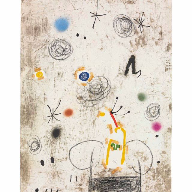 Joan Miró — Макет для: Personage I Estels III