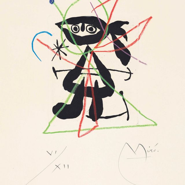 Joan Miró — Без названия, от: La Bague d'Aurore