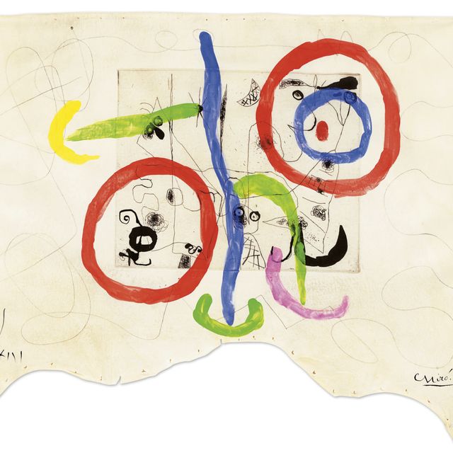 Joan Miró — Серия III : одна пластина (D. 91)