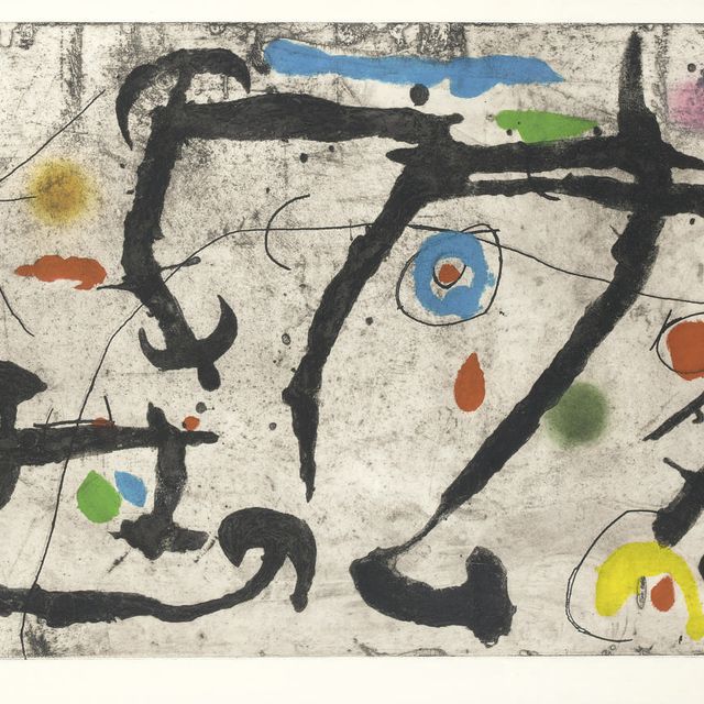 Joan Miró — Трасса на берегу реки III (номер 442)