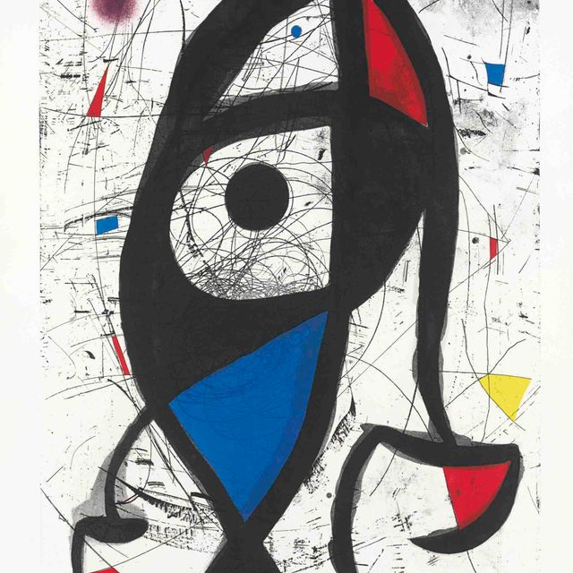 Joan Miró — Контроль баланса (D. 754)