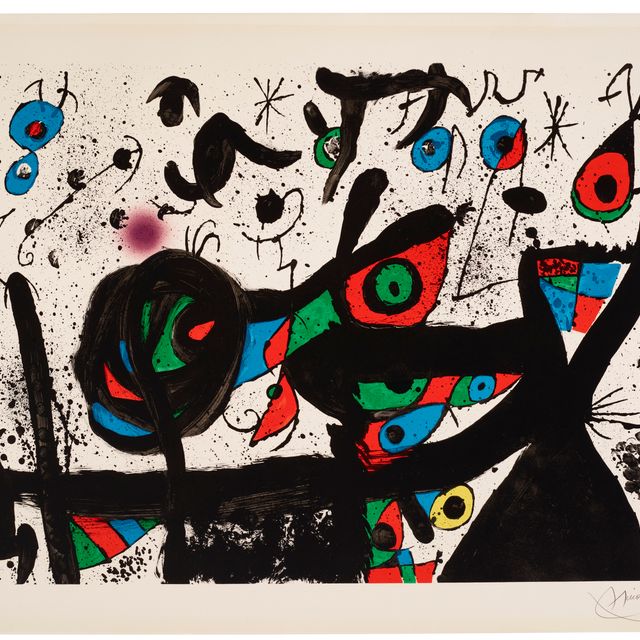Joan Miró — Дом Джоан Пратс : один отпечаток