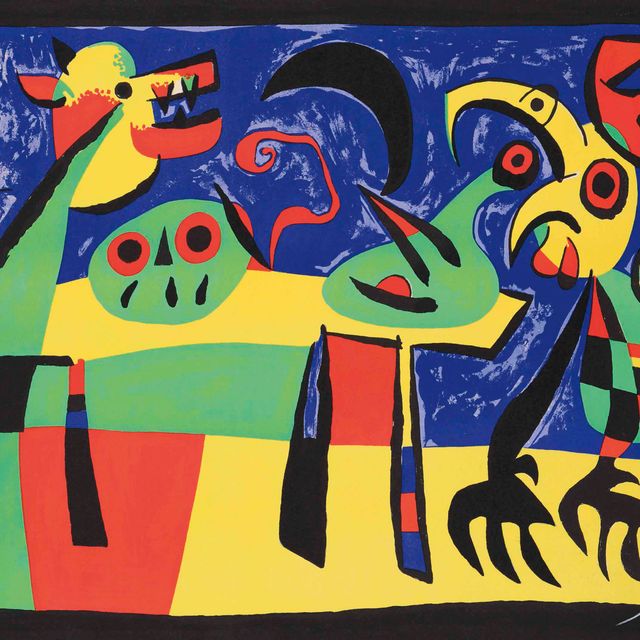 Joan Miró — Ночь, наполненная луной