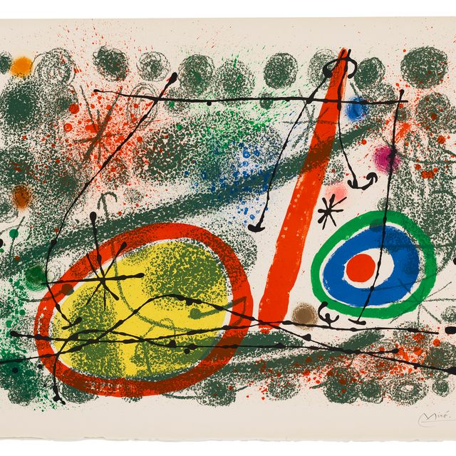 Joan Miró — Одна тарелка из: Кантонов