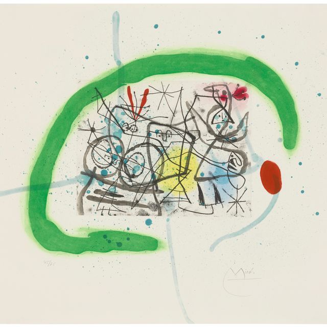 Joan Miró — Подготовительные работы к "Ойсо IV"