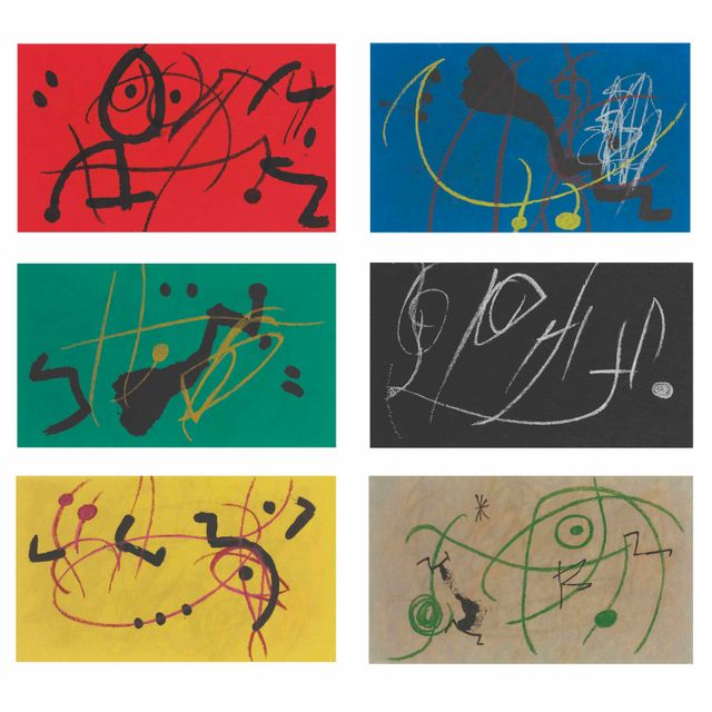 Joan Miró — Сюита для Ман Рэя : шесть тарелок