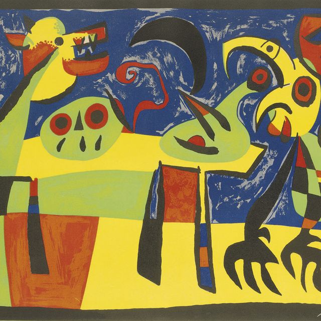 Joan Miró — Ночь, наполненная луной (M. 189)