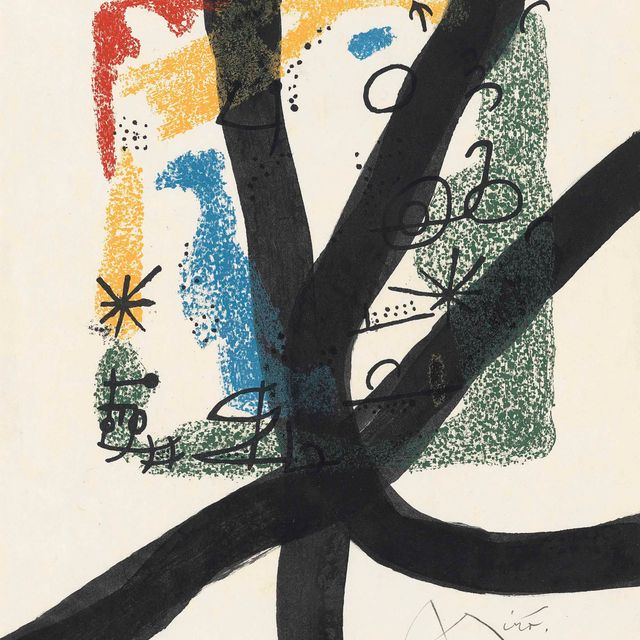 Joan Miró — Одна тарелка из "Произведений природы" (Мурло, 576; ср. С. 123)