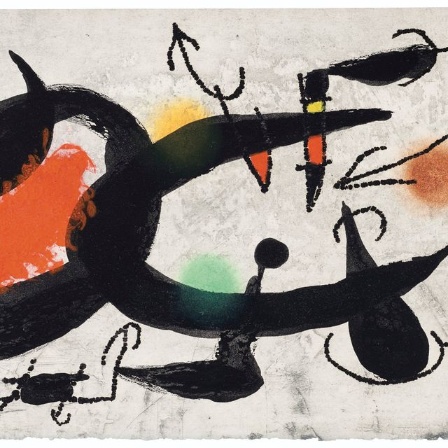 Joan Miró — "Солнечный остров", "Лунный остров", "Этинсель" : одна тарелка
