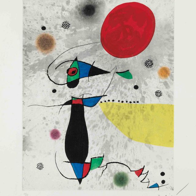 Joan Miró — Отель L'Attrape-Soleil (D. 740)