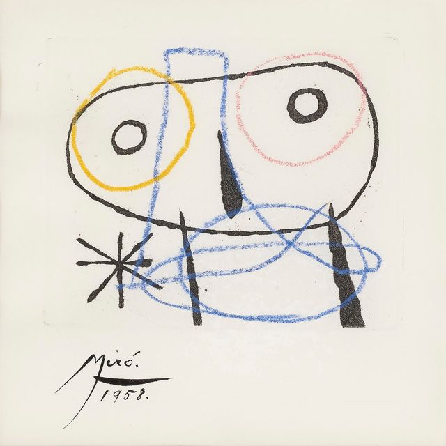 Joan Miró — Лавровый лист: одна тарелка