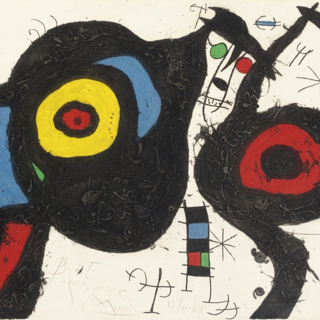 Joan Miró — Друзья вдвоем (D. 493)