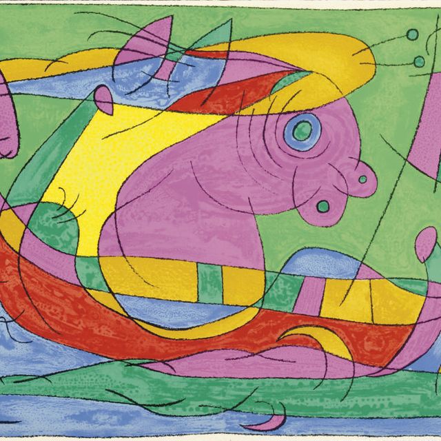 Joan Miró — Альфред Жарри, Королевский университет, Tériade, Париж, 1966 (M. 460-98; C. books 107)