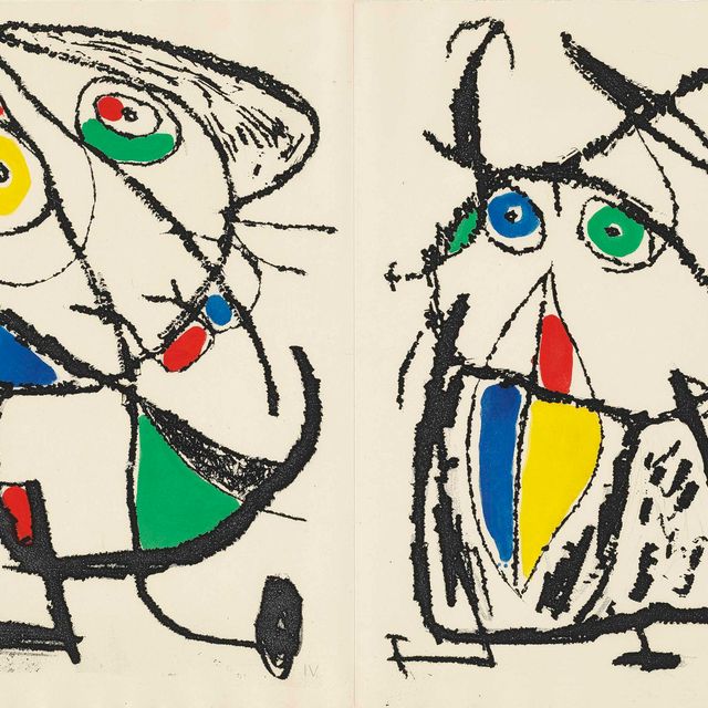 Joan Miró — Адриан де Монлюк, граф де Крамайль: "Гротеск куртизанки" (ум. 660-675; Книги Крамера, 182)