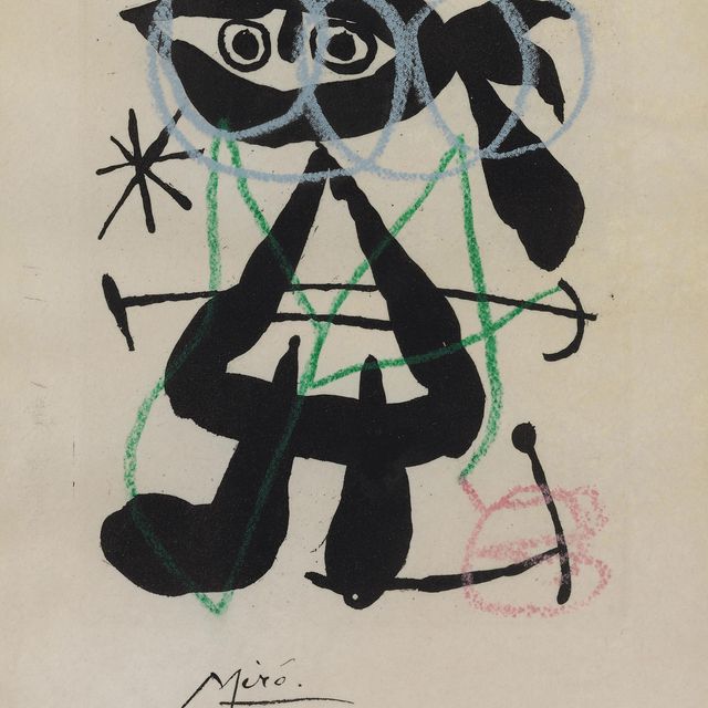 Joan Miró — Ла-Баг д'Аврор : одна тарелка (см. D. 142; см. C. books 45)