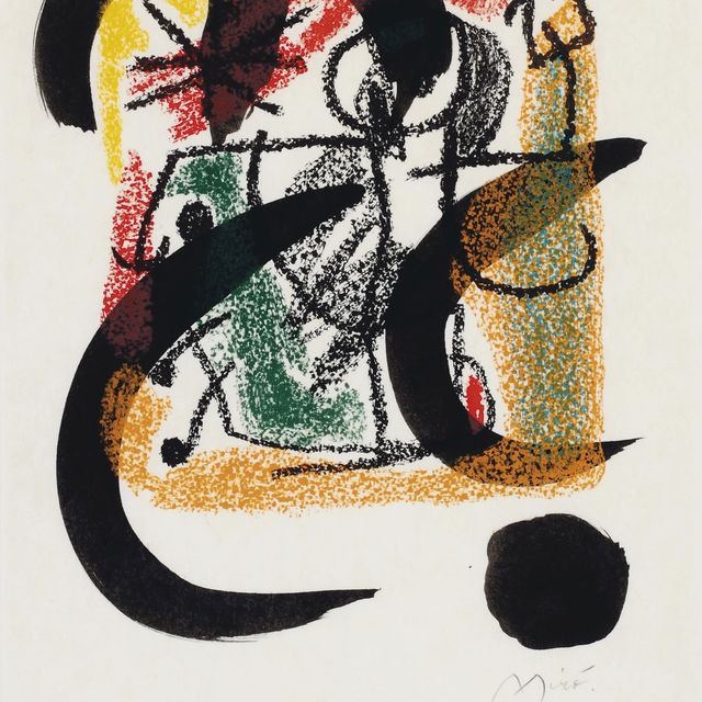 Joan Miró — Сокровища земли : одна пластина (M. 576; см. C. Books 123)