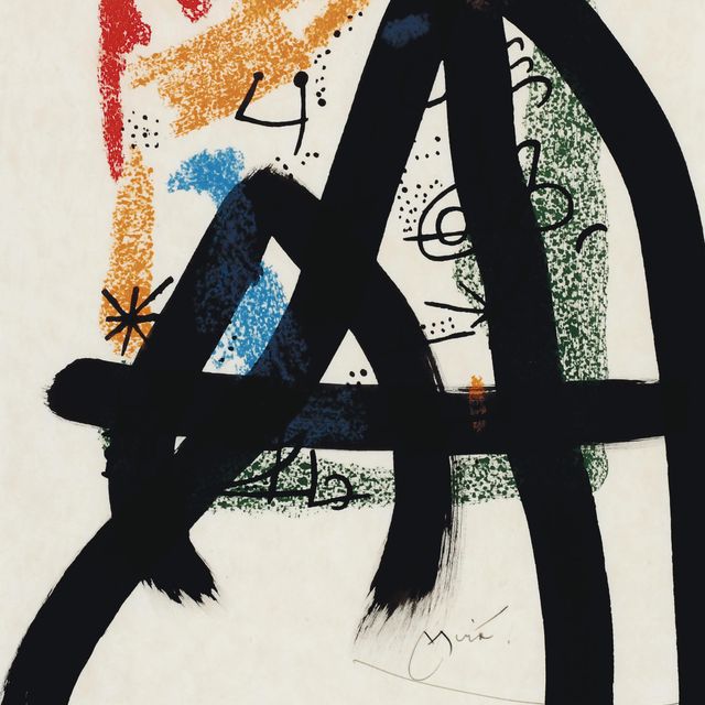 Joan Miró — Сокровища земли : одна пластина (М. 578; см. С. 123)