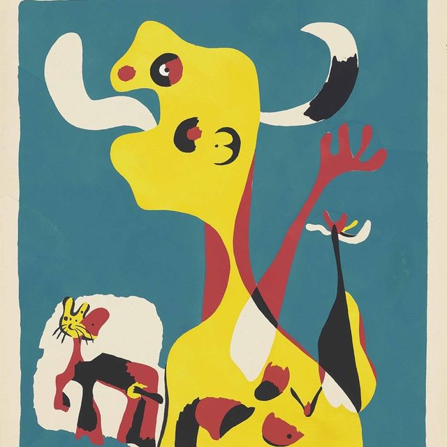 Joan Miró — Женщина и мужчина, рожденный в луне