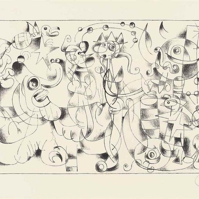 Joan Miró — Один люкс от: Suites pour Ubu Roi (см. C. books 108)