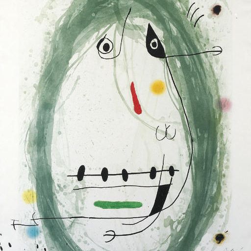 Joan Miró — Л'Эксиле Верт (D. 498)