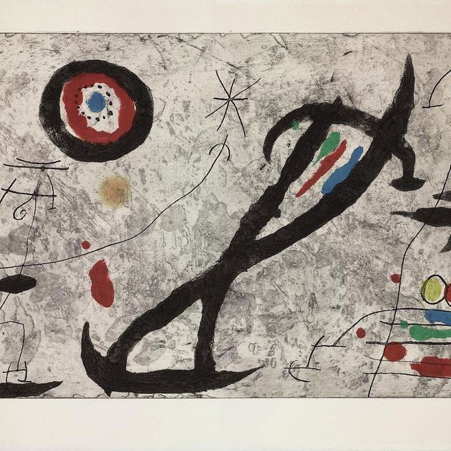 Joan Miró — Трасса сюр-ла-паруа V (D. 444)