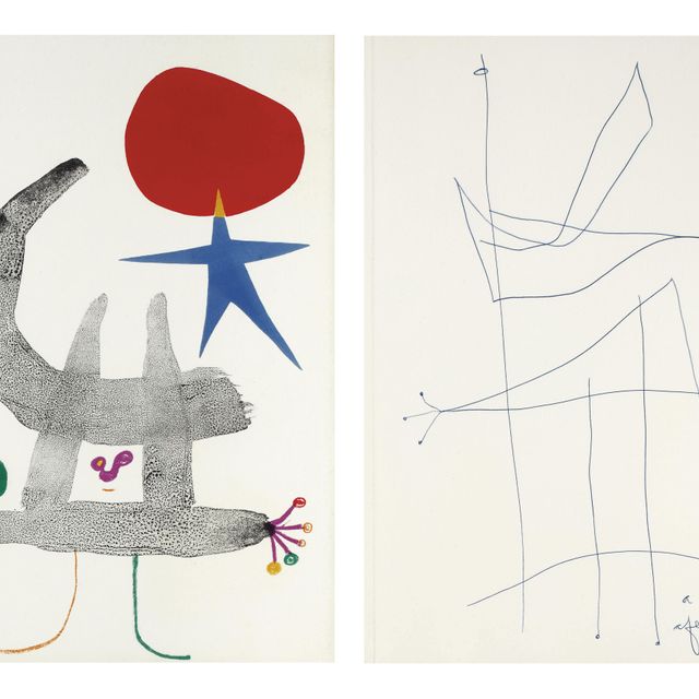 Joan Miró — Тристан Тцара, "Парлер Сеул", главный редактор, Париж, 1951 (Т. 102-75; кн. 17)
