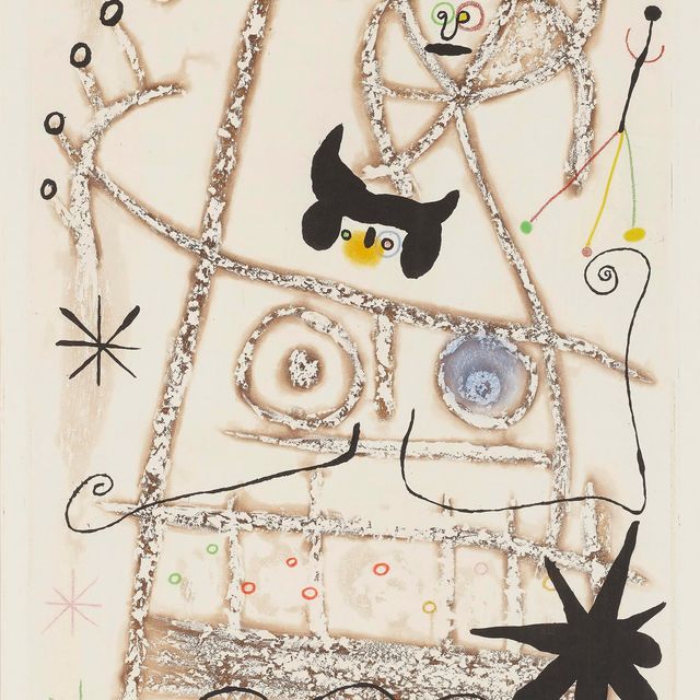 Joan Miró — Лесные жители (бистр)