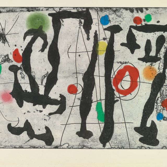 Joan Miró — Трасса на берегу реки IV (номер 443)