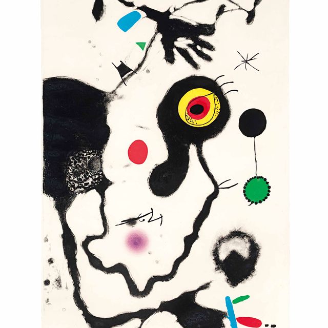 Joan Miró — Седьмая фотография, автор: Барселона Миро, 1972-1972 (Дюпен, 601; см. книги Крамера, 173)