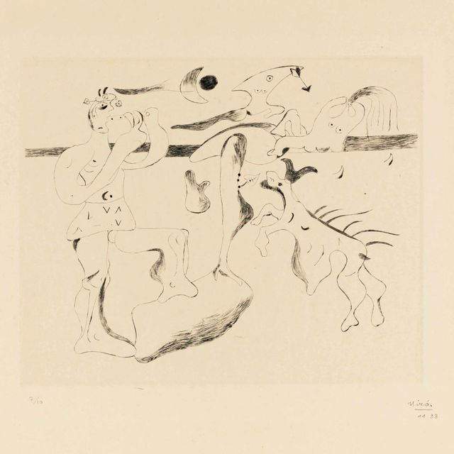 Joan Miró — Дафнис и Хлоя